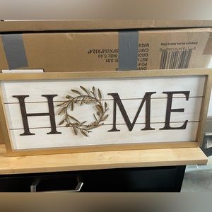 Wall decor sign